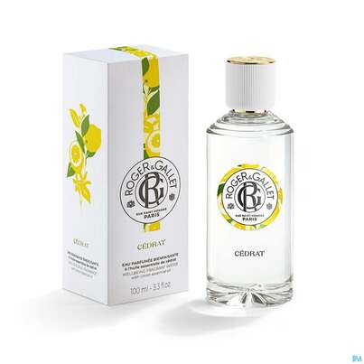 Sie sehen eine Packung Roger&gallet Cédrat Duftendes Wohlfühl-wasser 100ml, Produktbild: 15 Roger&gallet Cédrat Duftendes Wohlfühl-wasser 100ml, A-Nr.: 5668932 - 15