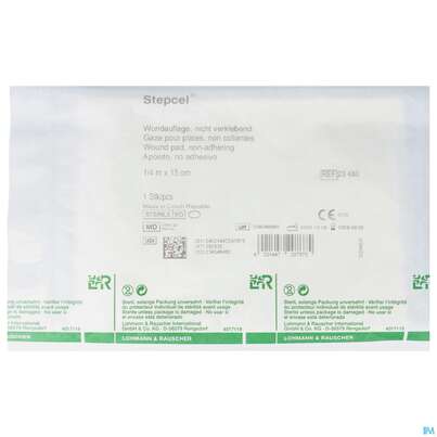 Wundauflagen Stepcel/gazelin Steril 15cm 1/4 1st, A-Nr.: 0986490 - 01