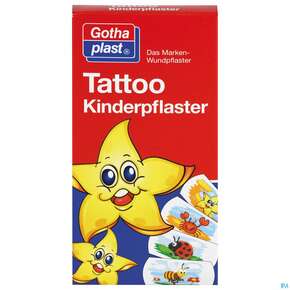 Tattoo Kinderpflaster 25x 57mm 8st, A-Nr.: 4313173 - 01