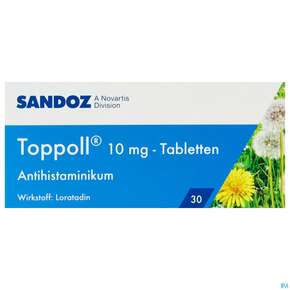 Toppoll Tabl 10mg 30st, A-Nr.: 4207614 - 01