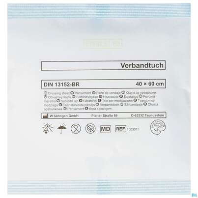 Verbandtuecher Einzeln Steril So Pp-vlies 40x 60cm 1st, A-Nr.: 2956889 - 01