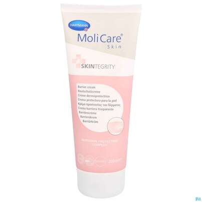 Sie sehen eine Packung Molicare Skin Haut-schutzcreme 200ml, Produktbild: 02 Molicare Skin Haut-schutzcreme 200ml, A-Nr.: 4738079 - 02