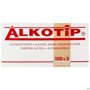 Alkoholtupfer Alkotip 70% 100st, A-Nr.: 2662047 - 01