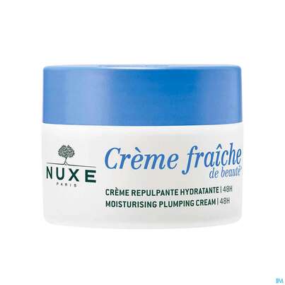 Sie sehen eine Packung Nuxe Creme/fraiche/de Beaute Moisturising Plumping Creme 2022 50ml, Produktbild: 02 Nuxe Creme/fraiche/de Beaute Moisturising Plumping Creme 2022 50ml, A-Nr.: 4079820 - 02
