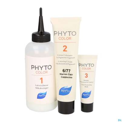 Phytocolor 6.77 Hellbraun Cappucino 1pk, A-Nr.: 4898653 - 08