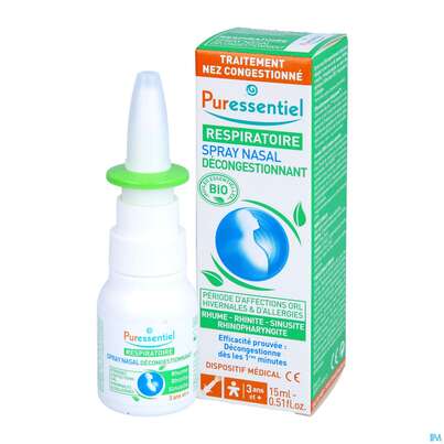 Nasen Spray Puressentiel Atemweg Hypertonisch 15ml, A-Nr.: 4876775 - 04