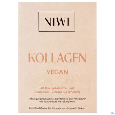 Kollagen Vegan Brausetabl Niwi 60st, A-Nr.: 5868714 - 01