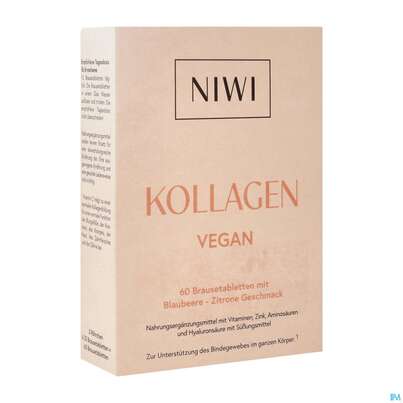Kollagen Vegan Brausetabl Niwi 60st, A-Nr.: 5868714 - 02