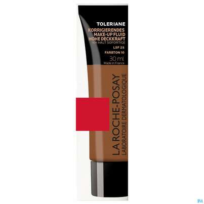 Sie sehen eine Packung La Roche Posay Toleriane Fluide Makeup 18 30ml, Produktbild: 01 La Roche Posay Toleriane Fluide Makeup 18 30ml, A-Nr.: 5710054 - 01