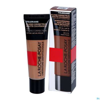 Sie sehen eine Packung La Roche Posay Toleriane Fluide Makeup 18 30ml, Produktbild: 04 La Roche Posay Toleriane Fluide Makeup 18 30ml, A-Nr.: 5710054 - 04