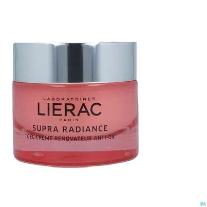 Sie sehen eine Packung Lierac Supra Radiance Gel Creme 50ml, Produktbild: 04 Lierac Supra Radiance Gel Creme 50ml, A-Nr.: 4839952 - 04