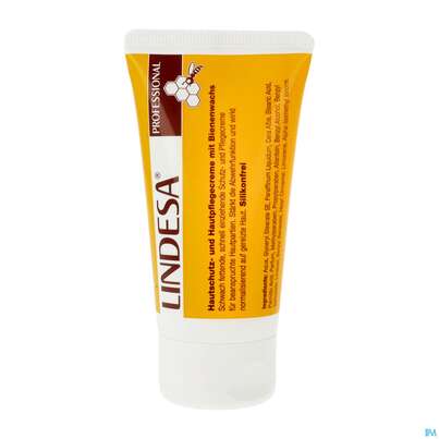 Sie sehen eine Packung Lindesa Hautschutzcreme Tb 50ml, Produktbild: 02 Lindesa Hautschutzcreme Tb 50ml, A-Nr.: 1747511 - 02