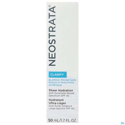 Sie sehen eine Packung Neostrata Sheer Hydration Spf 40 50ml, Produktbild: 01 Neostrata Sheer Hydration Spf 40 50ml, A-Nr.: 3499046 - 01