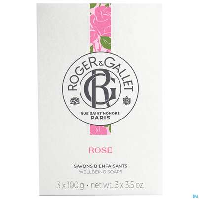 Seifen Roger &amp; Gallet Wellbeing/soap Box Rose 3x100 300g, A-Nr.: 5733486 - 01