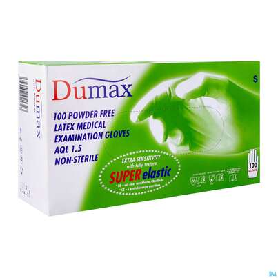 Untersuchungshandschuhe -dumax Latex Puderfrei M 100st, A-Nr.: 2995458 - 02