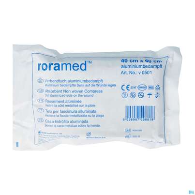 Verbandtuecher Metallisiert Steril 40x 60cm -roramed V 050 1st, A-Nr.: 4405981 - 02