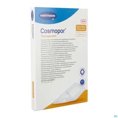 Wundverband Cosmopor Transparent 9x15cm 5st, A-Nr.: 5790024 - 02