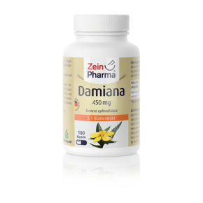 Zeinpharma Damiana 450 mg Kapseln, A-Nr.: 4358371 - 01