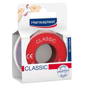 Hansaplast med Fixierpflaster classic 2,5cm x 5m, A-Nr.: 3287433 - 01