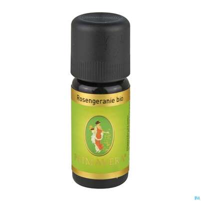 Sie sehen eine Packung Aetherische Oele Primavera Rosengeranie Bio 10ml, Produktbild: 04 Aetherische Oele Primavera Rosengeranie Bio 10ml, A-Nr.: 2305324 - 04