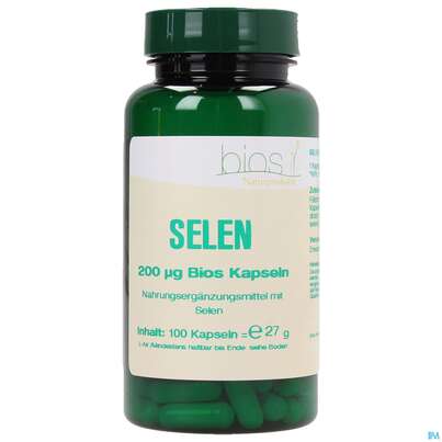Sie sehen eine Packung Bios Selen 200 µg 100 Kapseln, Produktbild: 02 Bios Selen 200 µg 100 Kapseln, A-Nr.: 3893180 - 02