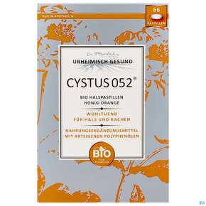 Cystus 052 Bio Halspastillen Honig Orange 66st, A-Nr.: 4159648 - 01