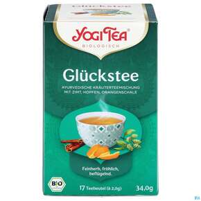 Yogi Tea Bio Glueckstee 34g 17st, A-Nr.: 5750007 - 01