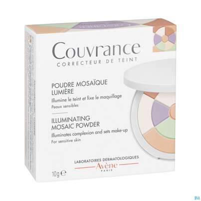 Sie sehen eine Packung Avene Couvrance Mosaikpuder Lumiere Neu 10g, Produktbild: 04 Avene Couvrance Mosaikpuder Lumiere Neu 10g, A-Nr.: 5607304 - 04