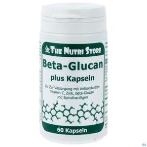 Betaglucan Plus Kapseln Vitamin C Zink Spirulina 60st, A-Nr.: 3821861 - 01