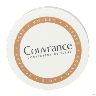 Sie sehen eine Packung Avene Couvrance Kompakt Creme-make-up Gold 1.4 8,5g, Produktbild: 12 Avene Couvrance Kompakt Creme-make-up Gold 1.4 8,5g, A-Nr.: 5862410 - 12