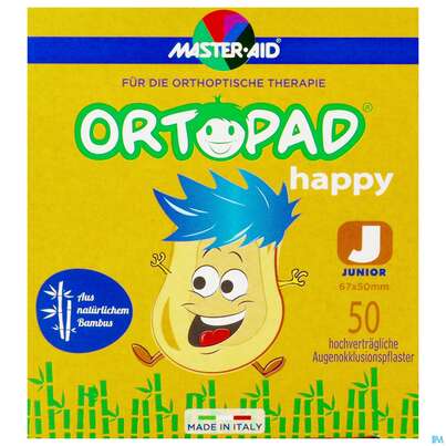 Augenokklusionspflaster Ortopad Happy Junior 50st, A-Nr.: 4099656 - 01