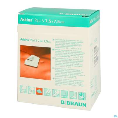 Askina Pad S 7,5x 7,5cm 30st, A-Nr.: 3091405 - 02