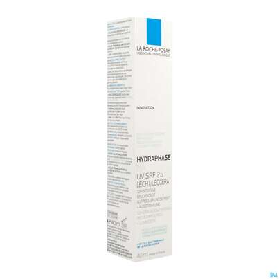 Sie sehen eine Packung La Roche Posay Hydraphase/ha Feuchtigkeitscreme Uv Leicht 40ml, Produktbild: 06 La Roche Posay Hydraphase/ha Feuchtigkeitscreme Uv Leicht 40ml, A-Nr.: 5716016 - 06
