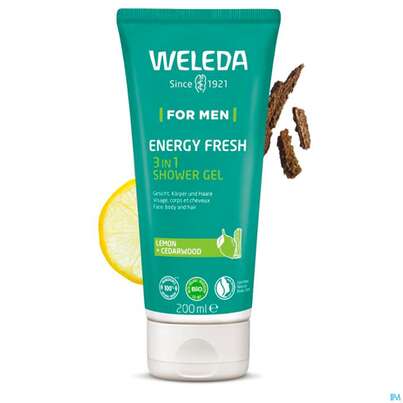 Weleda For Men 3in1 Shower Gel Energy Fresh 200ml, A-Nr.: 5740032 - 04