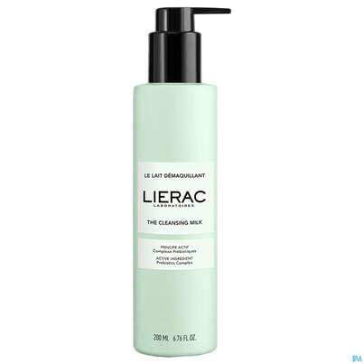 Sie sehen eine Packung Lierac Cleanser The Cleansing Milk 200ml, Produktbild: 01 Lierac Cleanser The Cleansing Milk 200ml, A-Nr.: 5721796 - 01