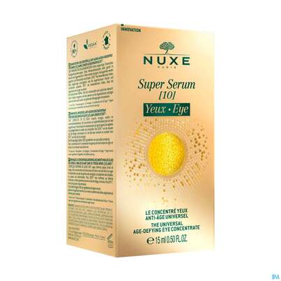 Sie sehen eine Packung Nuxe Super Serum 10 Universell Eye Concentrate Anti-aging 15ml, Produktbild: 04 Nuxe Super Serum 10 Universell Eye Concentrate Anti-aging 15ml, A-Nr.: 5821115 - 04