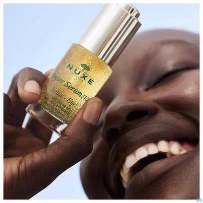 Sie sehen eine Packung Nuxe Super Serum 10 Universell Eye Concentrate Anti-aging 15ml, Produktbild: 12 Nuxe Super Serum 10 Universell Eye Concentrate Anti-aging 15ml, A-Nr.: 5821115 - 12