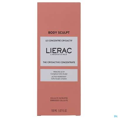 Sie sehen eine Packung Lierac Body/sculpt Cryoactive Concentrate 150ml, Produktbild: 02 Lierac Body/sculpt Cryoactive Concentrate 150ml, A-Nr.: 5849792 - 02