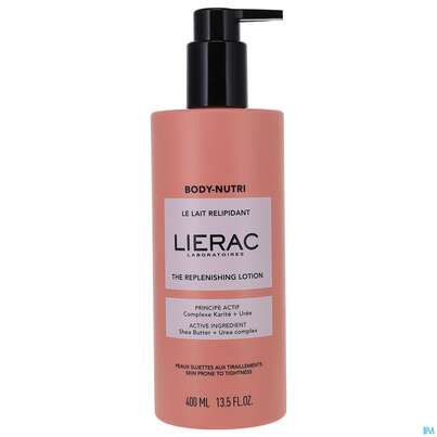 Sie sehen eine Packung Lierac Body-nutri The Replenishing Lotion Auffuellend 400ml, Produktbild: 02 Lierac Body-nutri The Replenishing Lotion Auffuellend 400ml, A-Nr.: 5849740 - 02