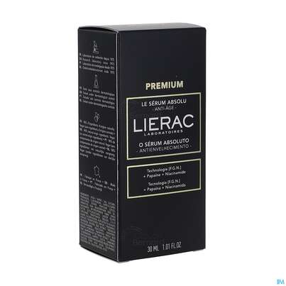 Sie sehen eine Packung Lierac Premium The Serum 30ml, Produktbild: 02 Lierac Premium The Serum 30ml, A-Nr.: 5839316 - 02
