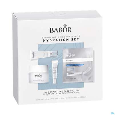 Sie sehen eine Packung Babor Skinovage/hydration Set 40133 1st, Produktbild: 05 Babor Skinovage/hydration Set 40133 1st, A-Nr.: 5700788 - 05