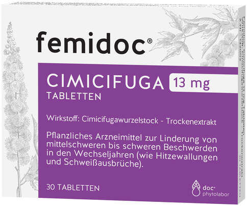 femidoc CIMICIFUGA 13 mg Filmtabletten, A-Nr.: 5533787 - 01