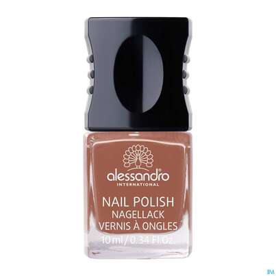 Sie sehen eine Packung Alessandro Nagellack 120 Toffee Nut 10ml, Produktbild: 02 Alessandro Nagellack 120 Toffee Nut 10ml, A-Nr.: 4626305 - 02