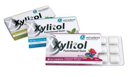 Miradent Xylitol Functional Gum 12 Stk., A-Nr.: 3493546 - 01