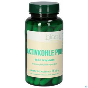 Bios Aktivkohle Pur 100 Kapseln, A-Nr.: 5302935 - 01
