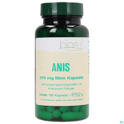 Bios Anis 375mg 100 Kapseln, A-Nr.: 3890655 - 02