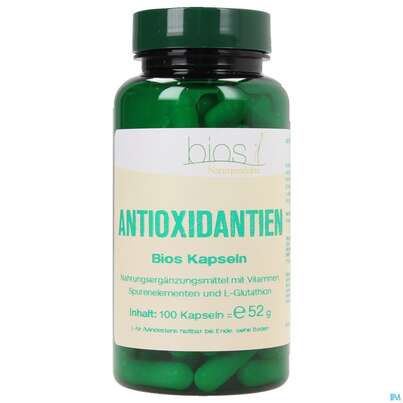 Sie sehen eine Packung Bios Antioxidantien 100 Kapseln, Produktbild: 02 Bios Antioxidantien 100 Kapseln, A-Nr.: 3890661 - 02