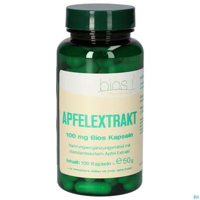 Bios Apfelextrakt 100mg 100 Kapseln, A-Nr.: 3890684 - 02