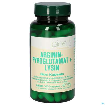 Bios Argininpyroglutamat + Lysin 100 Kapseln, A-Nr.: 4247217 - 02