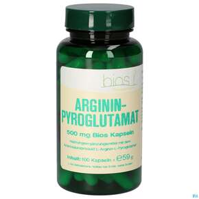 Bios Argininpyroglutamat 500mg 100 Kapseln, A-Nr.: 4247200 - 01